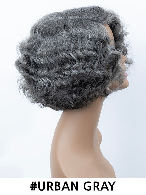Femi Collection Ms Granny Premium Synthetic Deep Part Wig - BELLA