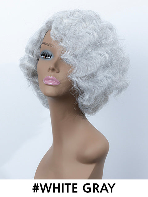 Femi Collection Ms Granny Premium Synthetic Deep Part Wig - BELLA