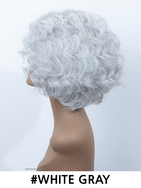 Femi Collection Ms Granny Premium Synthetic Deep Part Wig - BELLA