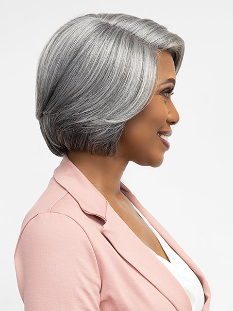 Femi Collection MS. Granny Collection 100% Premium fiber Deep Part Wig - CICELY