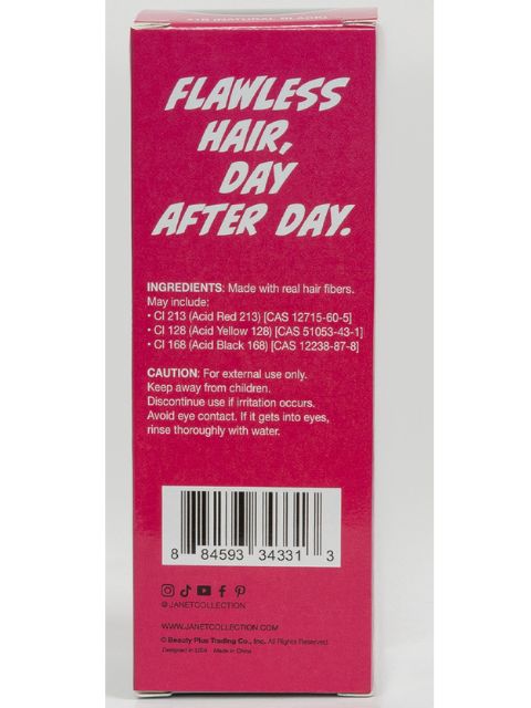 Janet collection Melt NUSKIN 100% Human Hair Fibers (18g)