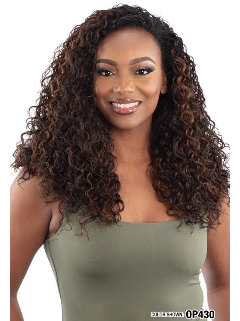 Shake N Go Organique Drawstring Full Cap Half Wig-ROSY GIRL