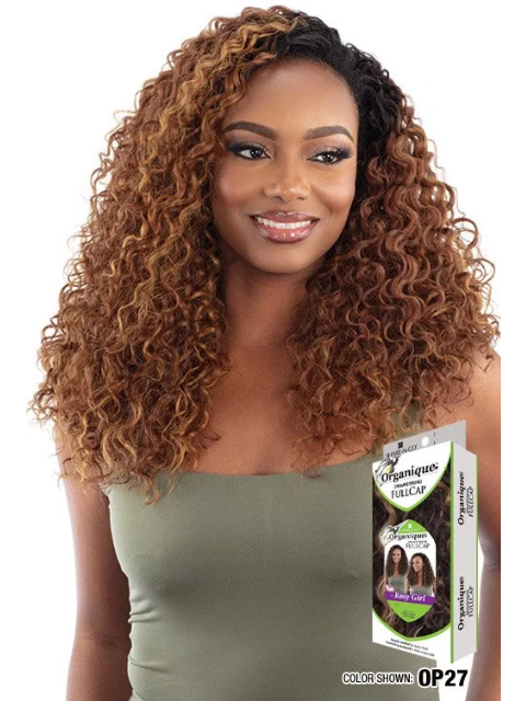 Shake N Go Organique Drawstring Full Cap Half Wig-ROSY GIRL