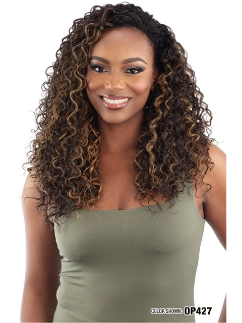 Shake N Go Organique Drawstring Full Cap Half Wig-ROSY GIRL