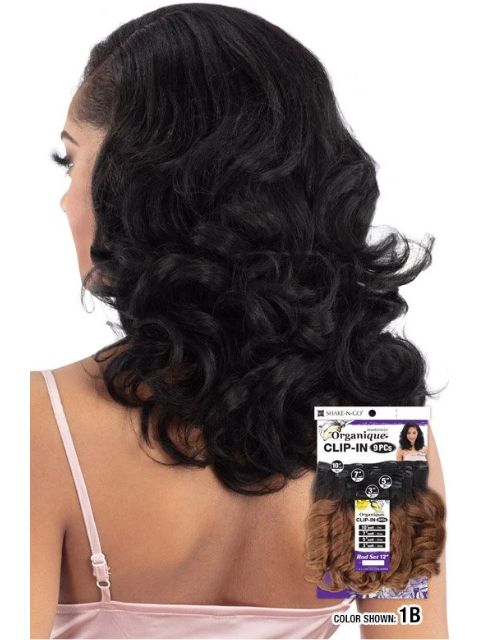 Shake N Go Organique Mastermix 9pcs Clip-In Rod Set 12"