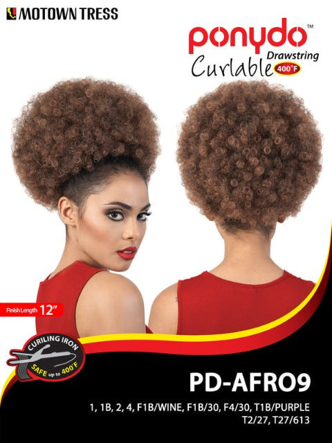 Motown Tress Ponydo Curlable Ponytail - PD.AFRO 9 *SALE