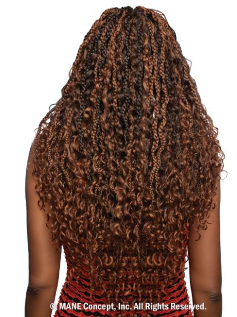 Mane Concept HD Inspire Braid Whole Lace Wig - RCHB215- WHOLE LACE TRIANGLE BOHO BRAID 28"