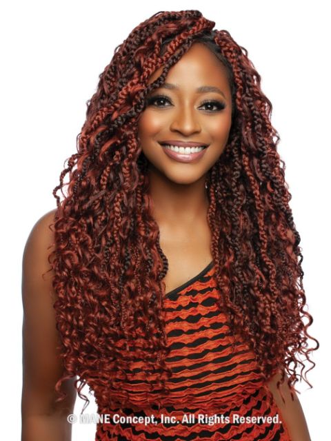 Mane Concept HD Inspire Braid Whole Lace Wig - RCHB215- WHOLE LACE TRIANGLE BOHO BRAID 28"