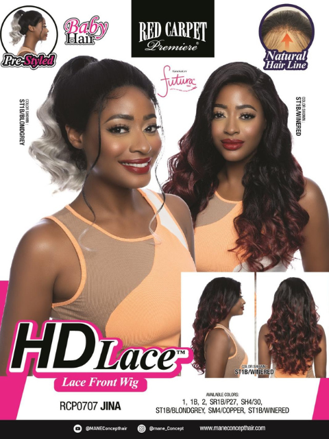 Mane Concept Red Carpet Pre-Styled HD Lace Front Wig - RCP0707 JINA