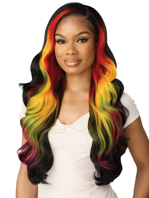 Outre Perfect Hairline Fully Hand-Tied 13X6 Glueless HD Lace Front Wig ...