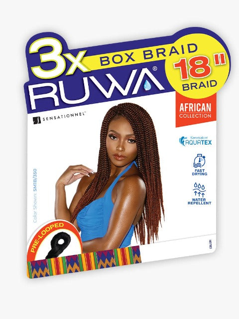Sensationnel African Collection - Ruwa 3X Pre-Stretched Braid 18