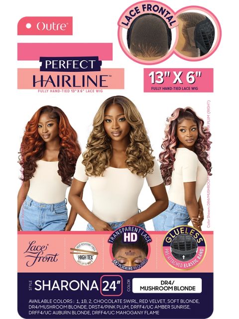 Outre Perfect Hairline Fully Hand-Tied 13X6 Glueless HD Lace Front Wig  - SHARONA