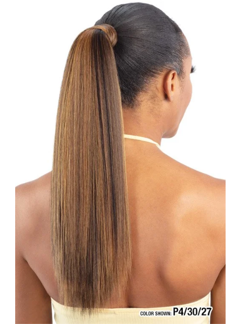 Shake N Go Organique Secret Pocket PonyPro- SLEEK STRAIGHT 18" Ponytail