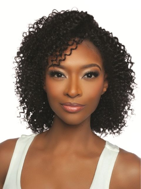Mane Concept 100% Unprocessed Human Hair Trill Glueless Versatile Half ...