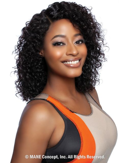 Mane Concept 100% Unprocessed Human Hair Trill HD 13x4 Free Part Lace Front Wig - 11A HD SPANISH WAVE 16" (TRP2102)