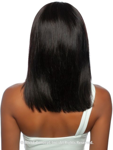 Mane Concept 100% Unprocessed Human Hair Trill HD 9x6 Pre-cut Glueless 01 Lace Front Wig - STRAIGHT 14" (TRPC2101)