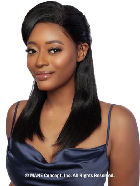 Mane Concept 100% Unprocessed Human Hair Trill HD 9x6 Pre-cut Glueless 02 Lace Front Wig - STRAIGHT 18" (TRPC2102)