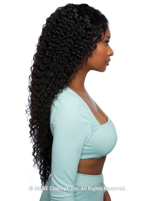 Mane Concept 100% Unprocessed Human Hair Skinlike 11A 13x4 HD Lace Front Wig - TRS2102 WATER WAVE 34"