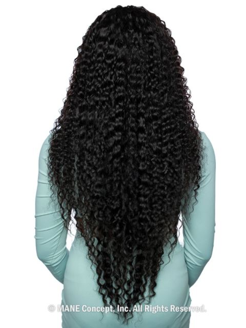 Mane Concept 100% Unprocessed Human Hair Skinlike 11A 13x4 HD Lace Front Wig - TRS2102 WATER WAVE 34"