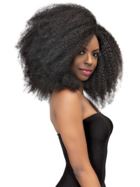 Janet Collection Natural Me 100% Human Hair Afro 4C Kinky Clip 14" & 18" (8pcs) NMKC