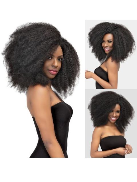 Janet Collection Natural Me 100% Human Hair Afro 4C Kinky Clip 14" & 18" (8pcs) NMKC