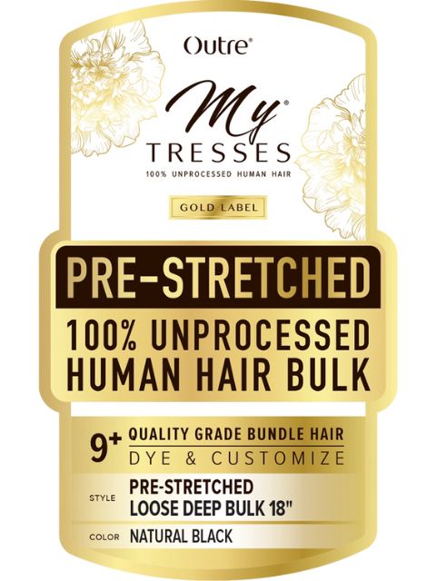 Outre Mytresses Gold Label 100% Unprocessed Human Hair LOOSE DEEP Bulk 18"