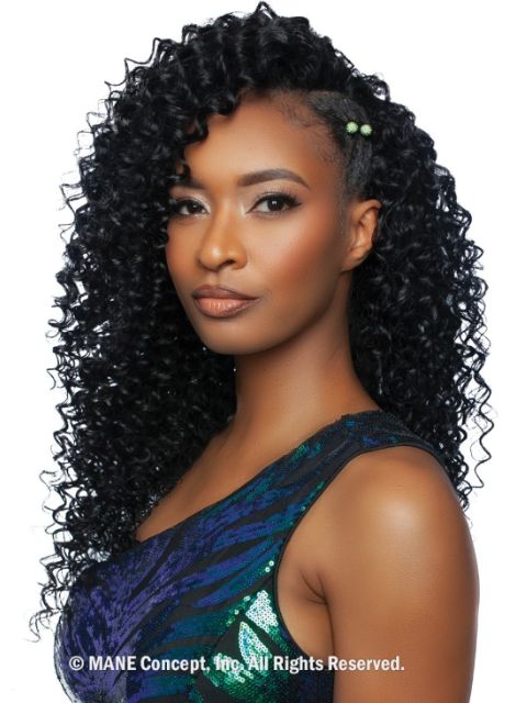 Mane Concept Pristine Green Diamond 100% Human Hair - (PGD303XXS-XXL) DEEP WAVE"