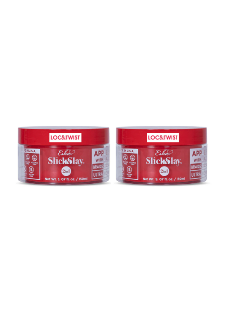 *BOGO DEAL Esha Slick N Slay Loc & Twist + Edge Gel (Apple Scent)