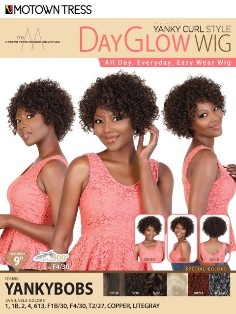 Motown Tress Premium Collection Day Glow Wig - YANKYBOBS