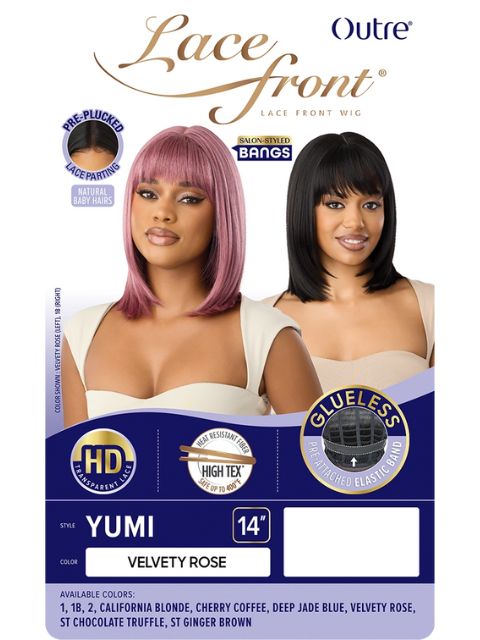 Outre HD Transparent Glueless Lace Front Wig - YUMI