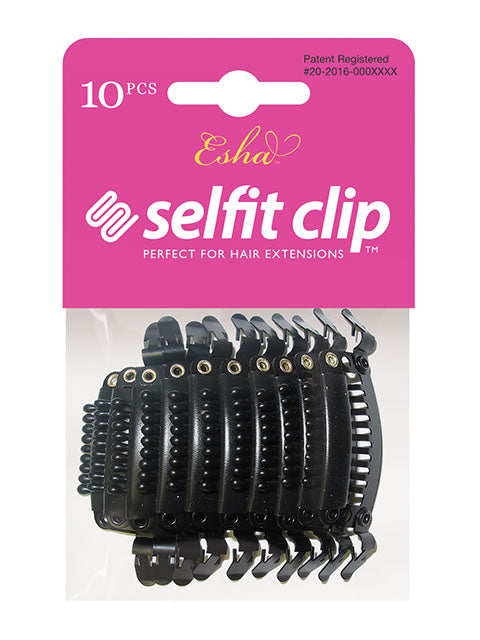 Esha Selfit Clip For Extensions with Slip-Resistant Silicone Grip
