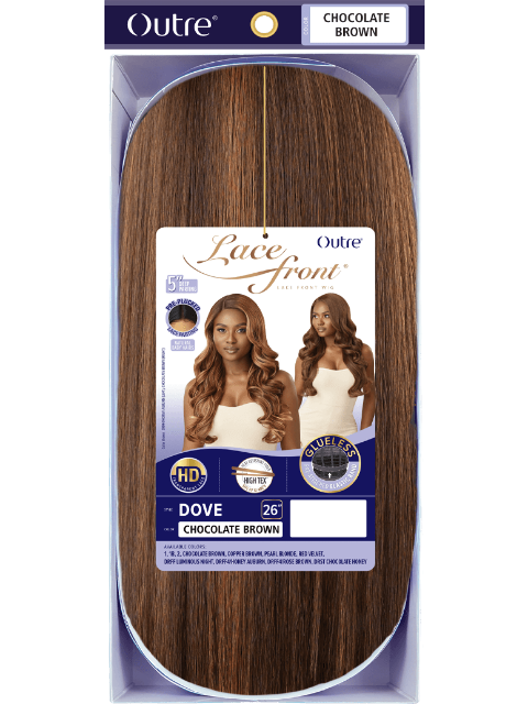 Outre HD Transparent Glueless Lace Front Wig - DOVE