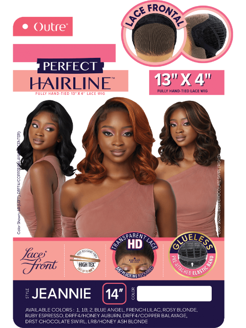 Outre Perfect Hairline 13x4 Glueless HD Lace Front Wig - JEANNIE