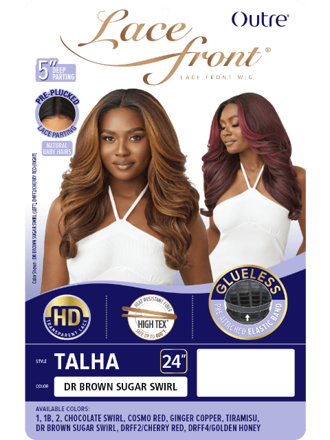 Outre HD Transparent Lace Front Wig - TALHA