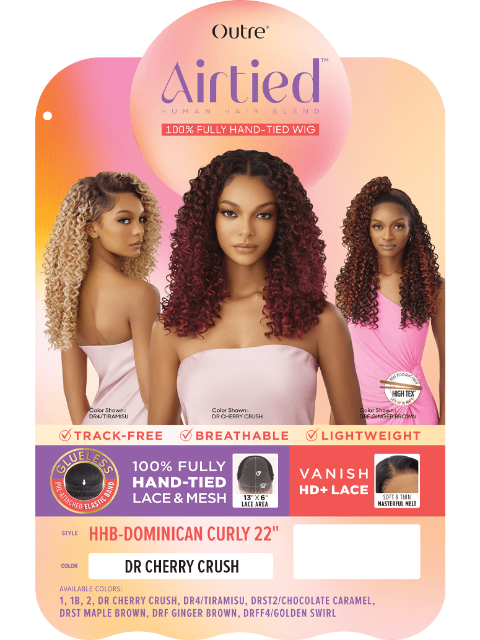 Outre Airtied 100% Fully Hand-tied Wig HHB- DOMINICAN CURLY 22"