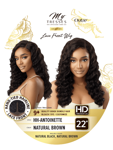 Outre Mytresses Gold Label 100% Unprocessed Human Hair Lace Front Wig - ANTOINETTE