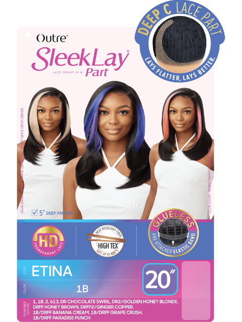 Outre SleekLay Premium Synthetic HD Lace Front Wig - ETINA