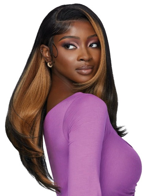 Outre Perfect Hairline Swoop Series HD Transparent Lace Front Wig - SWOOP1