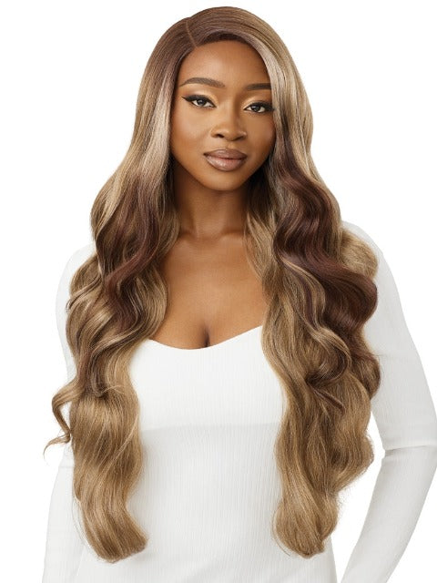 Outre SleekLay Part HD Transparent Deep C Lace Part Wig - KIMARI