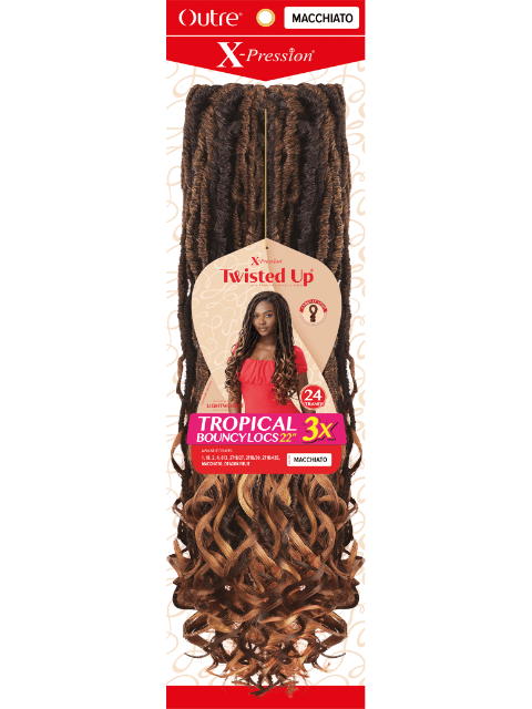 Outre X-Pression Twisted Up 3X TROPICAL BOUNCY LOCS Braid 22