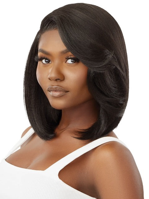 Outre SleekLay Part HD Transparent Deep C Lace Part Wig - RUDY