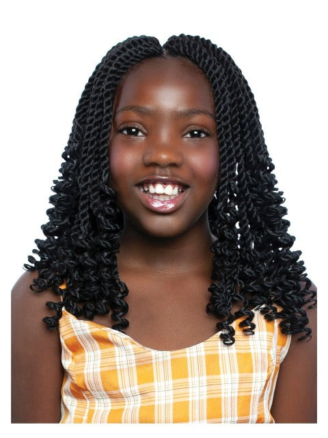 Mane Concept Afri Naptural  Kids Rock Braids -KR12 KIDS SEGENAL TWIST WITH COILY ENDS 10"