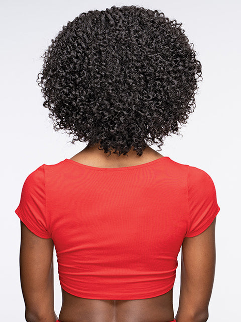 Janet Collection Natural Curly Premium Synthetic Wig - NATURAL AFRO NEHA  *FINAL SALE