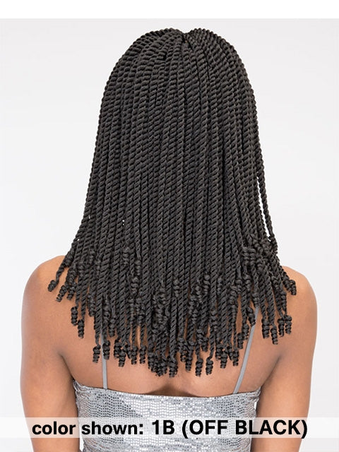 Finished Braid Janet Collection Nala Tress 2X SENEGAL CURLY FINISH Crochet Braid 14 ...