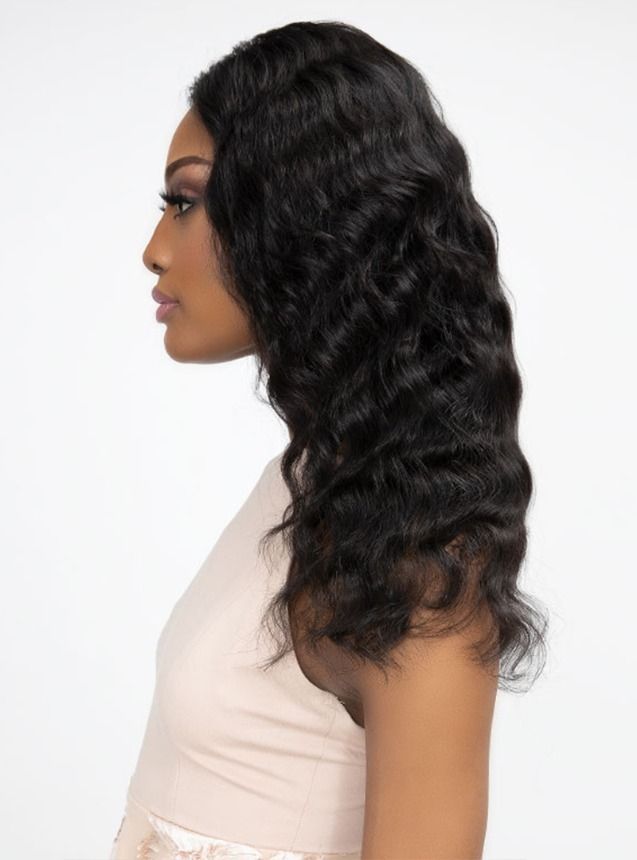 Janet Collection Luscious Remy Indian Human Hair HD Lace Wig - TEYANA *New (Damaged Box)