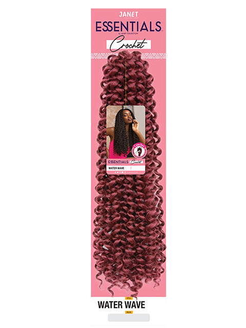 [MULTI PACK DEAL]  Janet Collection Essentials WATER WAVE Crochet Braid 18"- 5 pcs