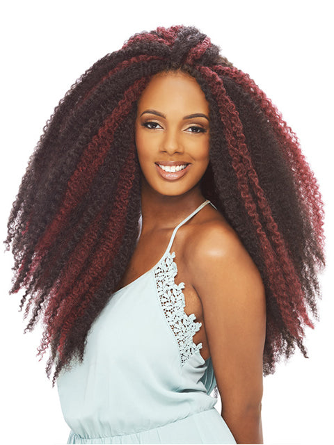 Janet Collection Premium Synthetic Noir 6X AFRO TWIST Braid (6XAMB) *SALE