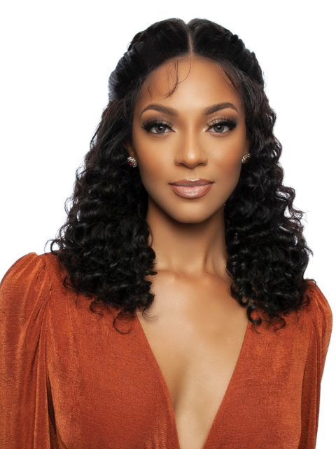 Mane Concept 100% Unprocessed Human Hair HD Wet & Wavy Whole Lace Front Wig - TROH462 LOOSE DEEP 20"