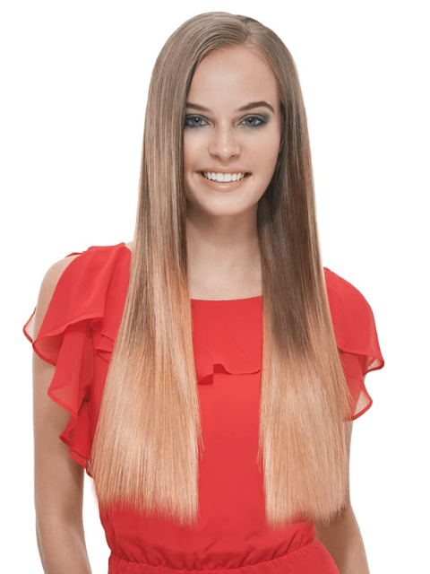 Janet Collection Remy Illusion Premium Synthetic Remy Illusion Clip 7pcs 24" *SALE (RIC724)