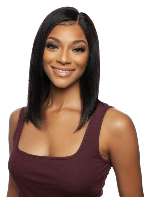 Mane Concept Trill 100% Unprocessed Human Hair HD Lace Front Wig - TR207 ROTATE PART STRAIGHT 14"